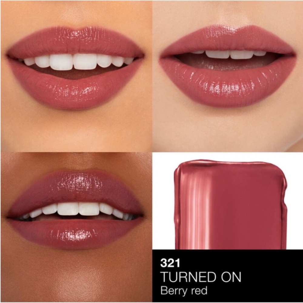 NEW✅ NARS afterglow sensual shine Lipstick - Turned On (berry) NIB $34